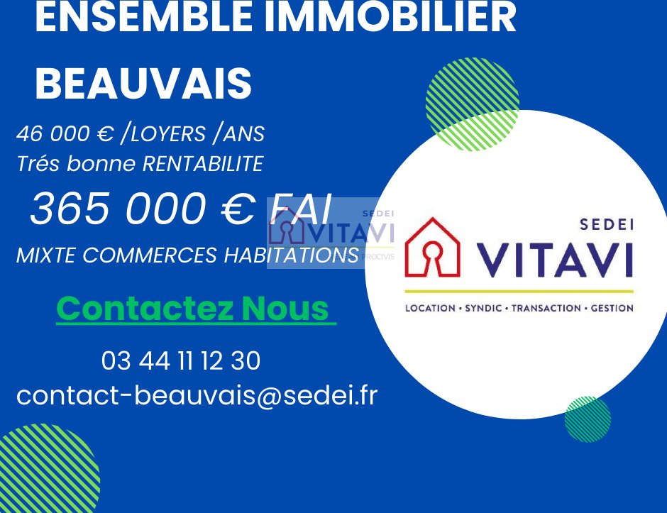 5 Schlafzimmer Gebäude in Beauvais, France, Nr. 71063