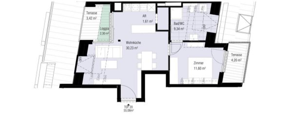 1 chambre Appartement à Mariahilf, Austria No. 127467 4