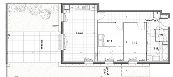 3 غرف نوم شقة في Aubervilliers, France رقم 171182 15