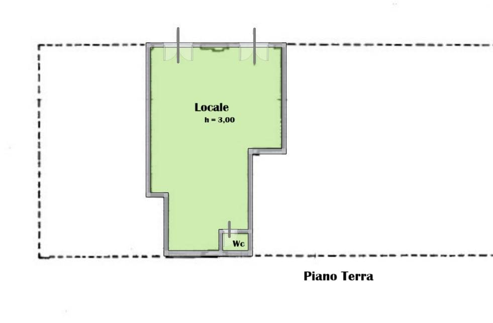 1-Zimmer Gewerbliche Immobilie in Porto San Giorgio, Italy, Nr. 349564