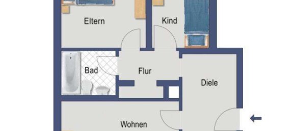 Apartamento de 3 divisões em Dusseldorf, Germany N.º 16190 4