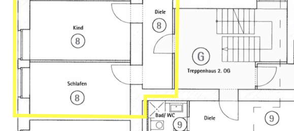 Apartamento de 3 divisões em Dusseldorf, Germany N.º 86524 2