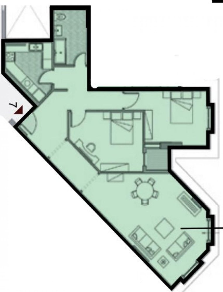Apartamento com 2 quartos em condomínio em El Alamein, Egypt N.º 987