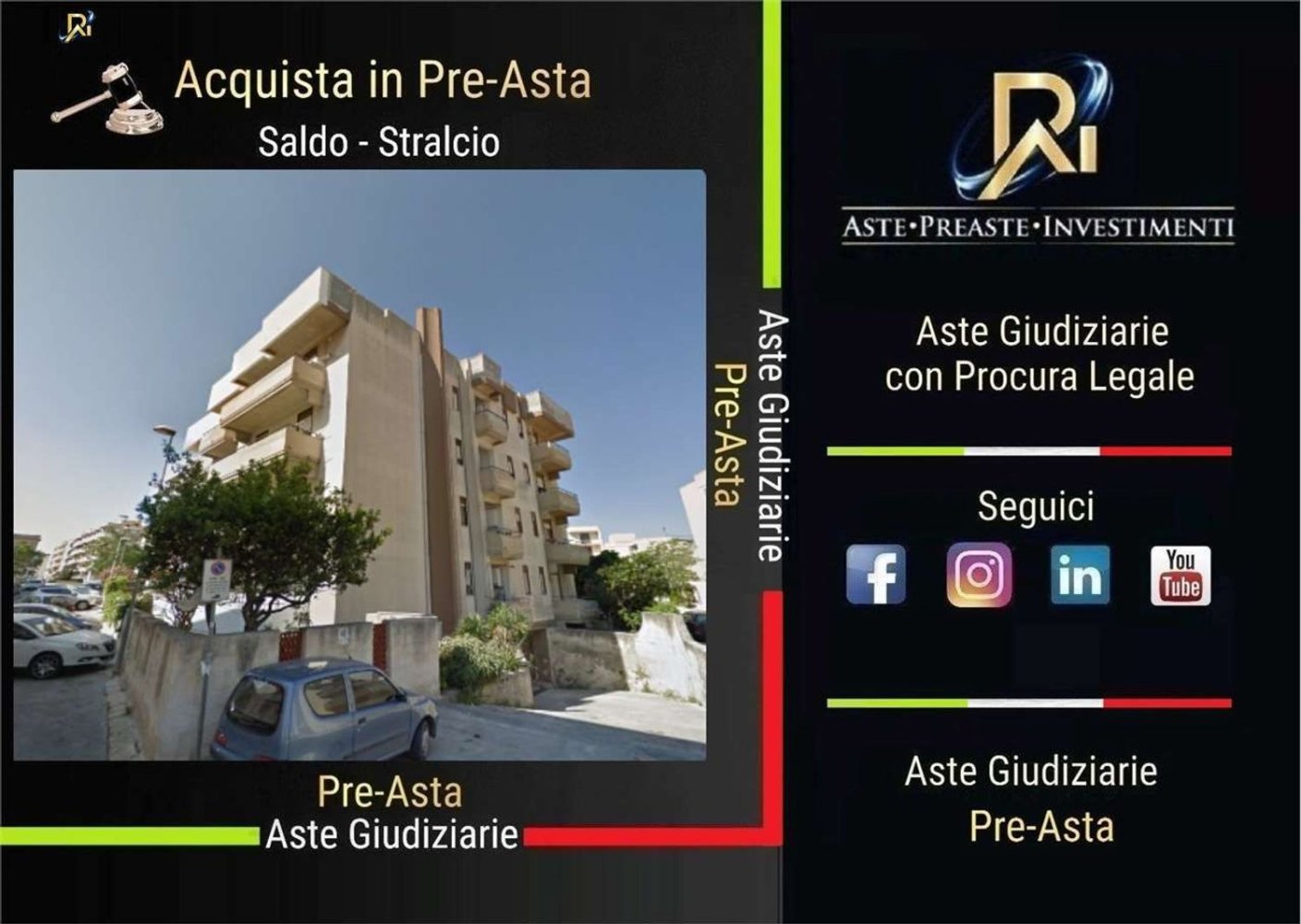 6 rooms Apartment in Marsala, Italy No. 214027