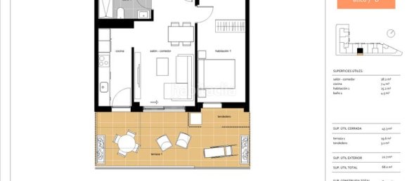 Ático de 1 dormitorio en Comunidad Autónoma Vasca, Spain No. 164115 11