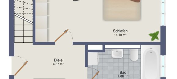 1 chambre Duplex à Munich, Germany No. 290561 8