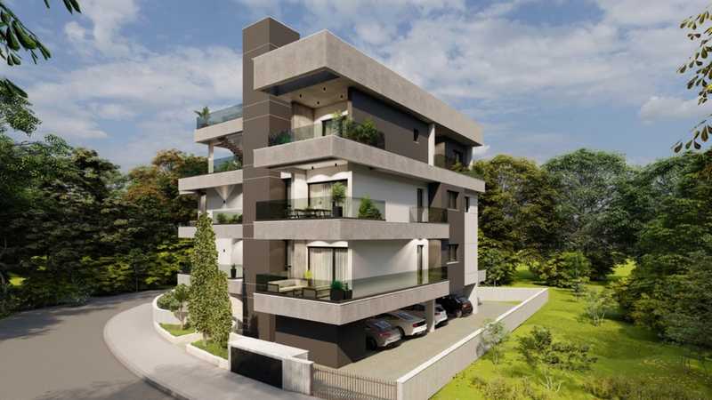 Пентхаус с 3 спальнями в Агиос Афанасиос, Кипр № 16385