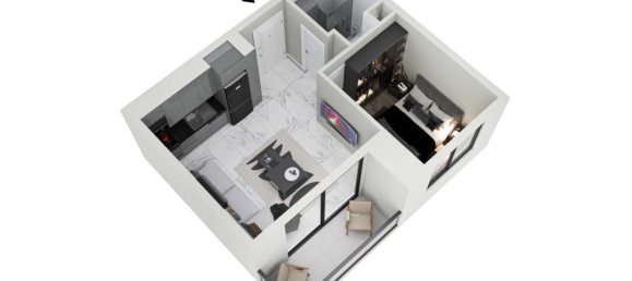 Apartment 1+1 in Alanya, Turkey No. 8484 7