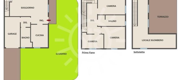 Casa de 6 divisões em Conselice, Italy N.º 258853 31