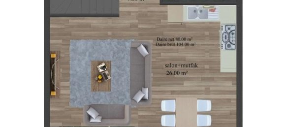 2 rooms Apartment in Demirtas, Turkey No. 29999 3