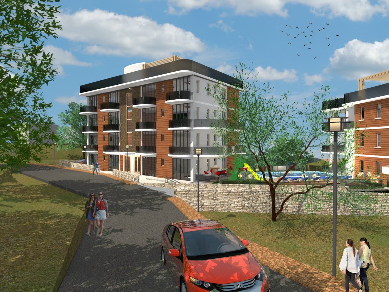 Apartamento de 2 dormitorios en Chloraka, Cyprus No. 35640