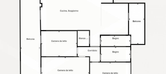 4غرفة شقة في Arzano, Italy رقم 24072 34