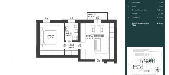 3 غرف نوم شقة في Borgo Virgilio, Italy رقم 370541 11