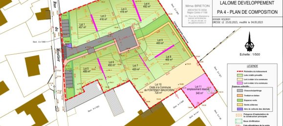 Grundstück in Fontenay-Mauvoisin, France 489m², Nr. 93144 2