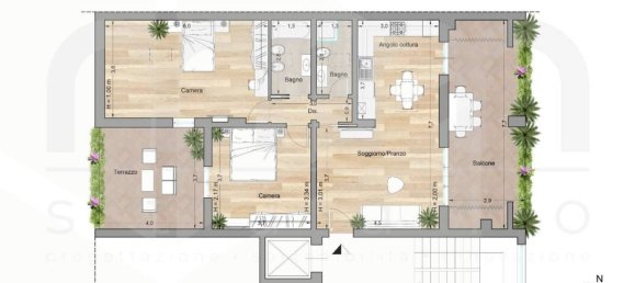 Apartamento de 3 habitaciónes en Montesilvano, Italy No. 19427 25