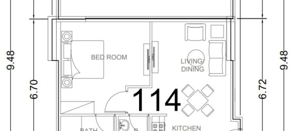 1 bedroom Apartment in Ark Tower, Dubai Land, UAE No. 65085 6