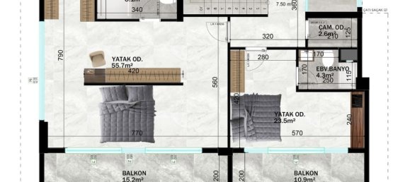 Villa 5+1 in Alanya, Turkey No. 3777 22