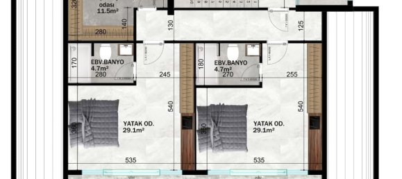 Villa 5+1 in Alanya, Turkey No. 3777 23