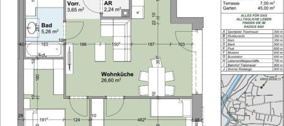 3غرفة شقة في Traismauer, Austria رقم 177236 12