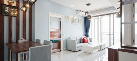 Квартира с 2 спальнями в Район 7, Вьетнам № 16534 3