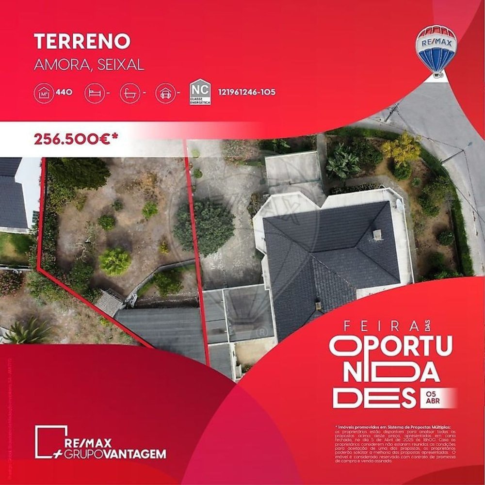 Terrain à Seixal, Portugal 440m² No. 58072