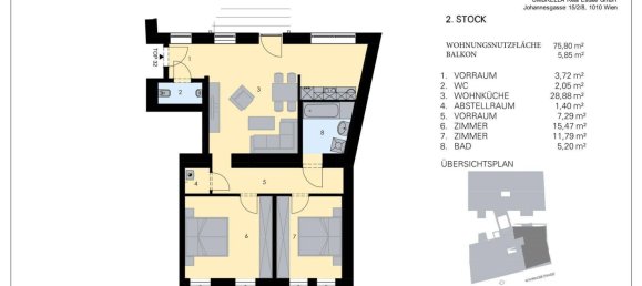 2 Schlafzimmer Wohnung in Währing, Austria, Nr. 260743 9
