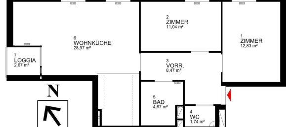 Квартира с 3 комнатами в Гернальс, Австрия № 197502 31