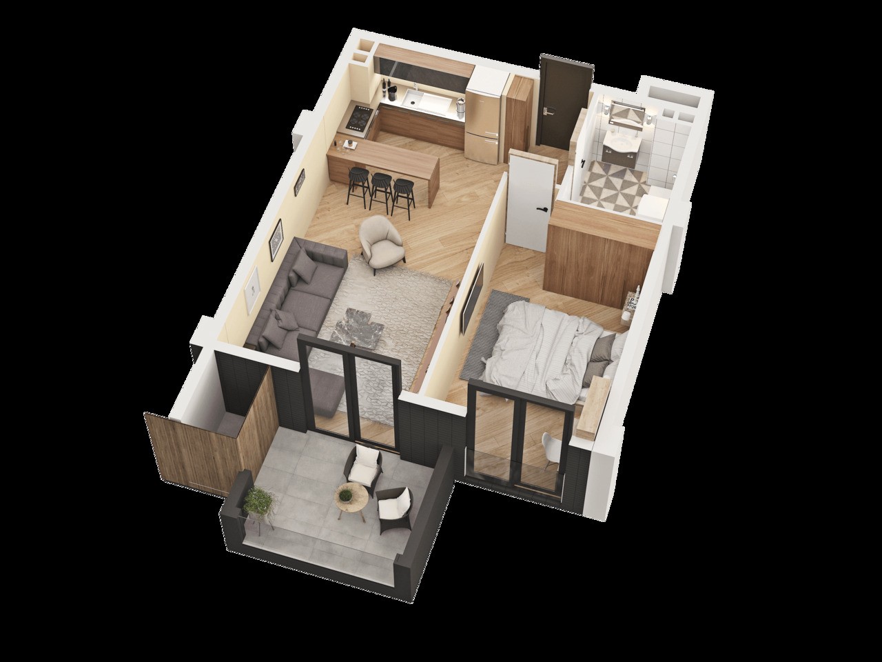 Studio in Tiflis, Georgia, Nr. 1363