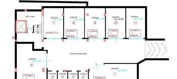 Garage in Grottammare, Italy 40m², Nr. 5523 3