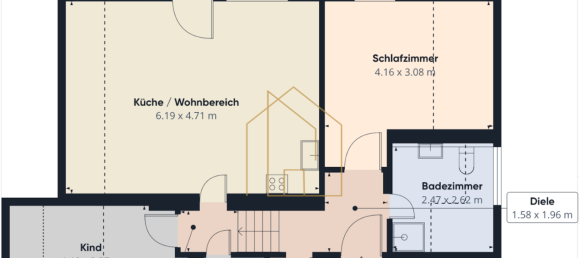 2-salle Appartement à Passau, Germany No. 274382 13