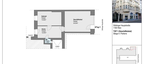 Oficina en Dobling, Austria 52 m² No. 68604 9
