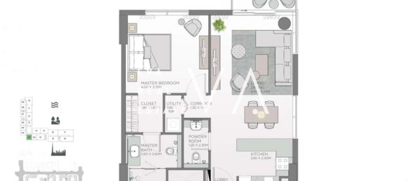 Квартира с 1 спальней в Джумейра, ОАЭ № 103013 10