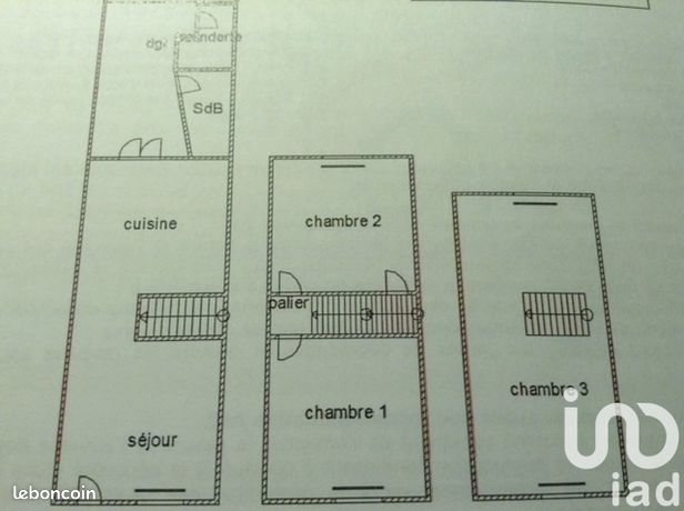Apartamento de 3 dormitorios en Bethune, France No. 313986