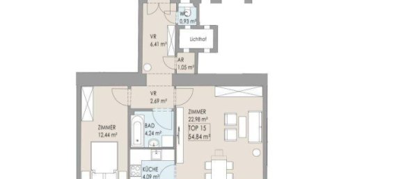 2-salle Appartement à Vienna, Austria No. 245840 30