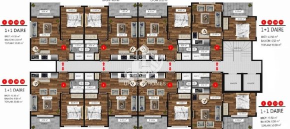 Wohnung 1+1 in Alanya, Turkey, Nr. 1166 27