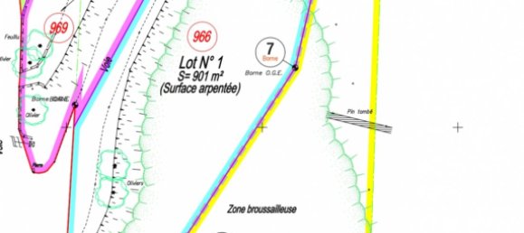 Grundstück in Gilette, France, Nr. 105722 3