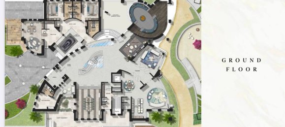 7 rooms Villa in Emirates Hills, UAE No. 9456 4