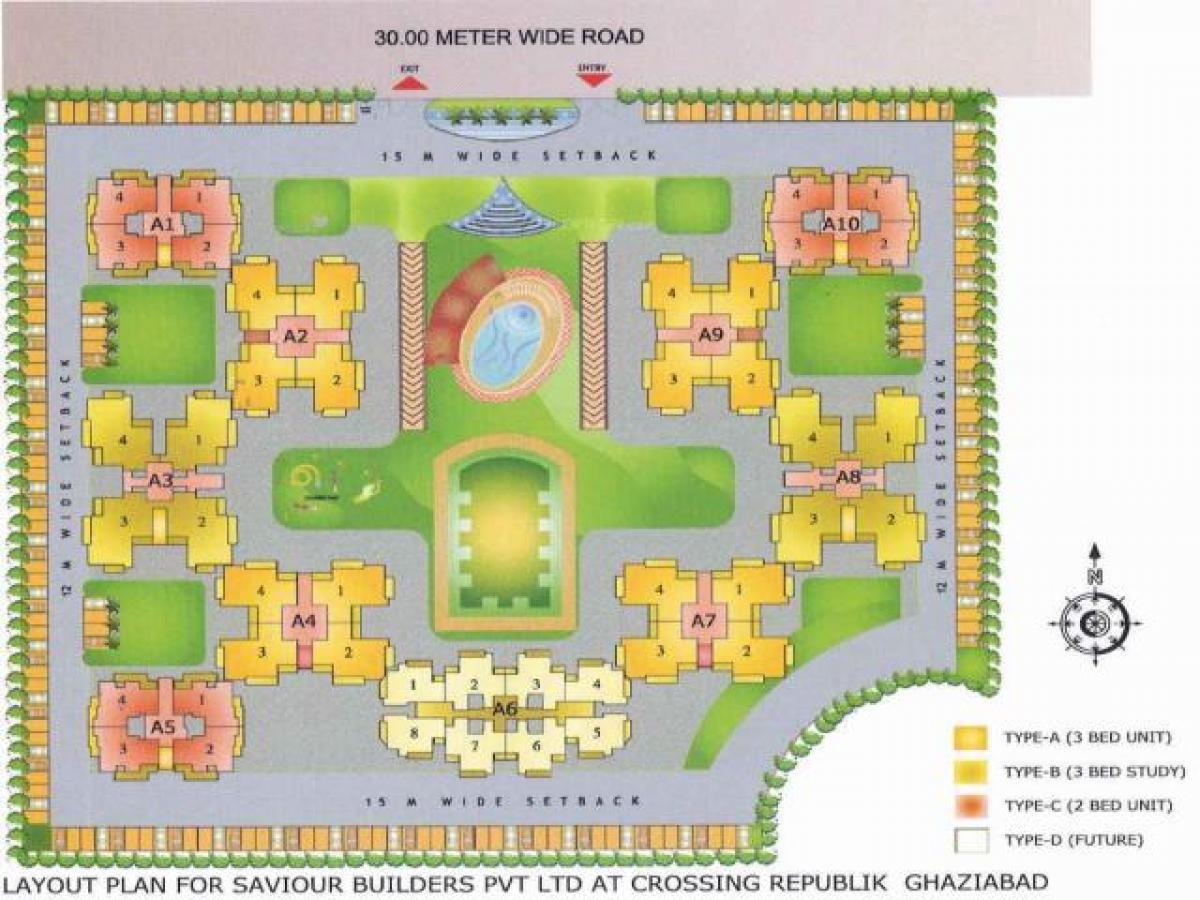 Дом с 2 спальнями в Газиабад, Индия № 56157