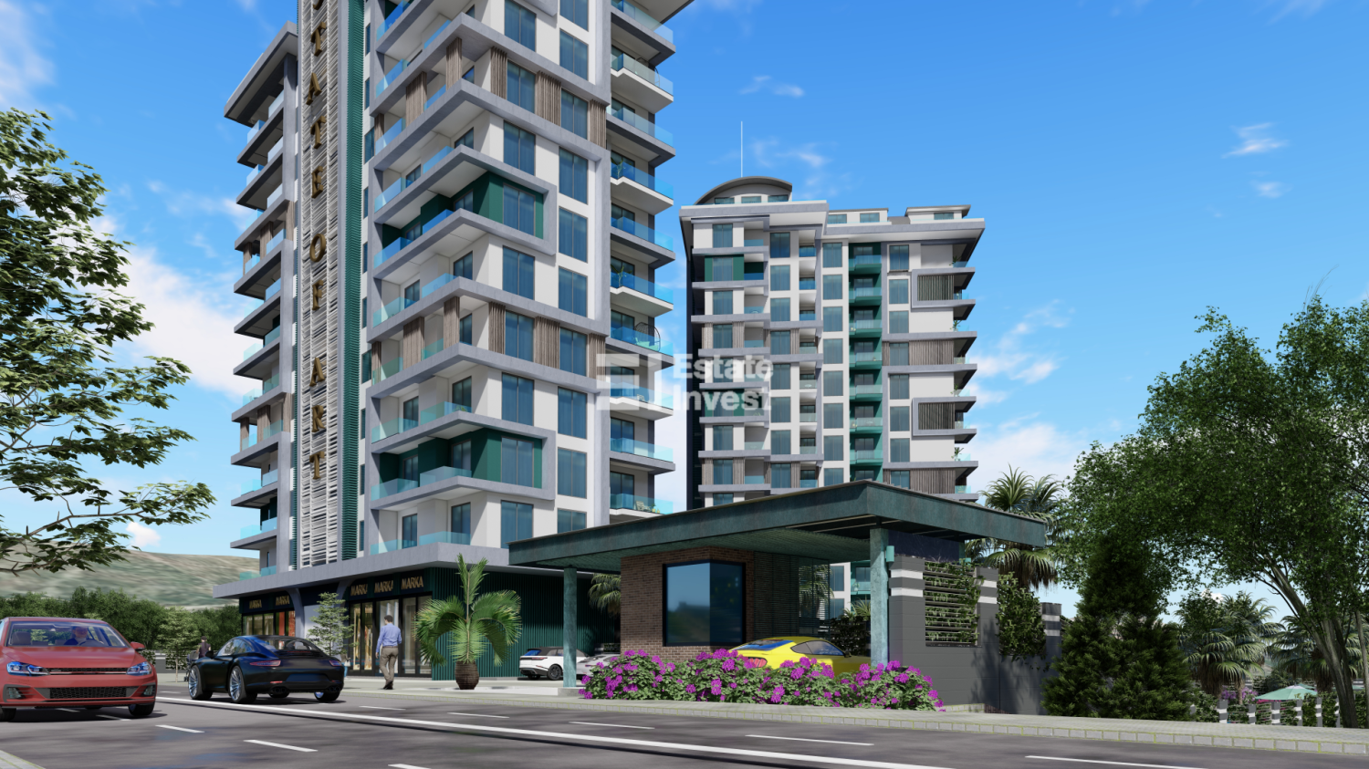 Apartamento 1+1 em Alanya, Turkey N.º 32250