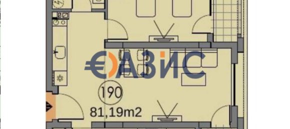 2 Schlafzimmer Wohnung in Sveti Vlas, Bulgaria, Nr. 754 8