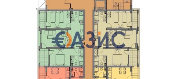 2 Schlafzimmer Wohnung in Sveti Vlas, Bulgaria, Nr. 754 9