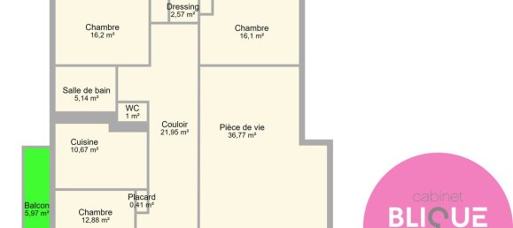 3 غرف نوم شقة في Nancy, France رقم 51337 16