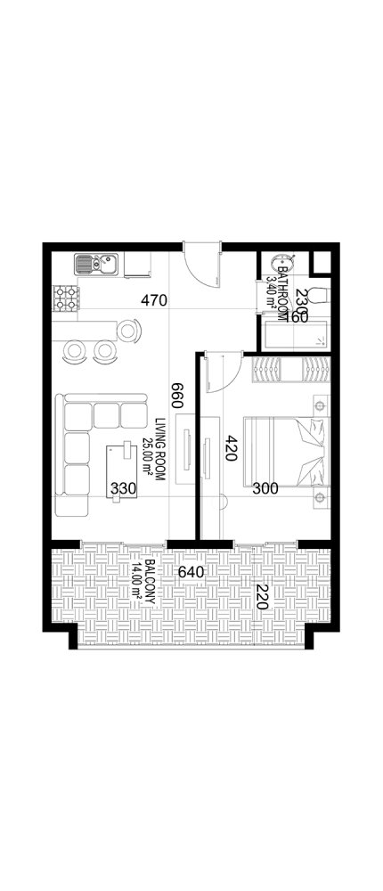 Apartamento 1+1 em Yekta Kingdom Premium, Mahmutlar, Turkey N.º 36407 1