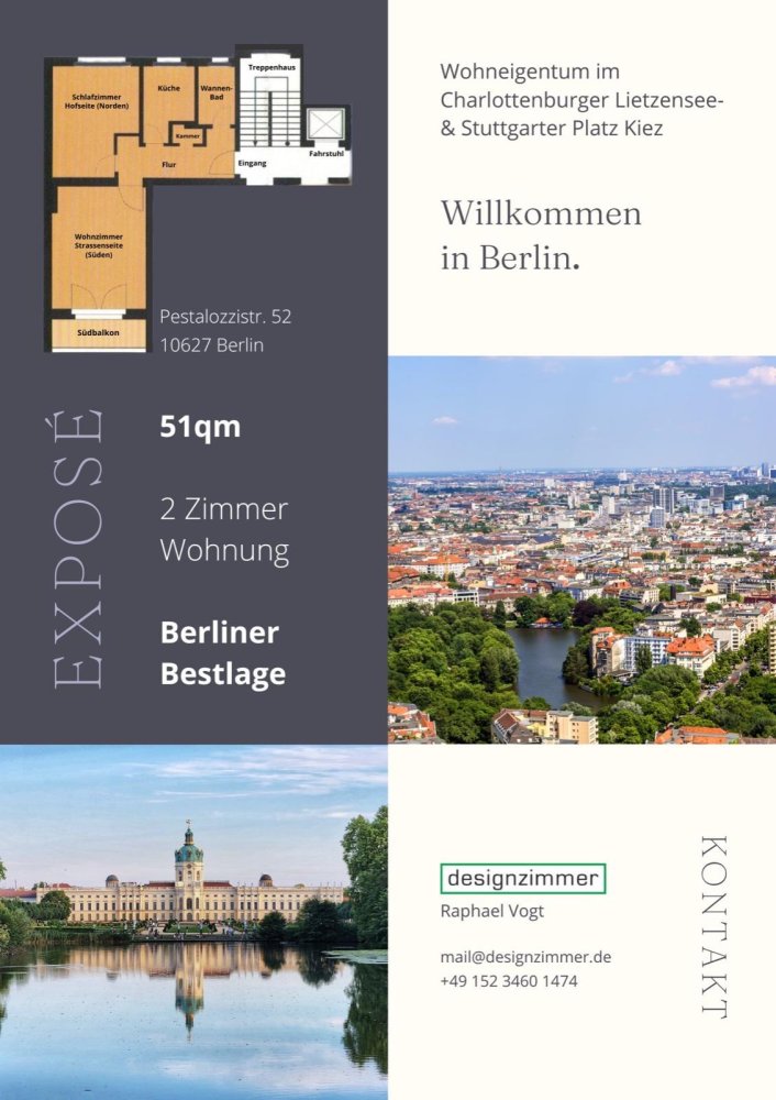 1 bedroom Apartment in Charlottenburg, Germany No. 41453