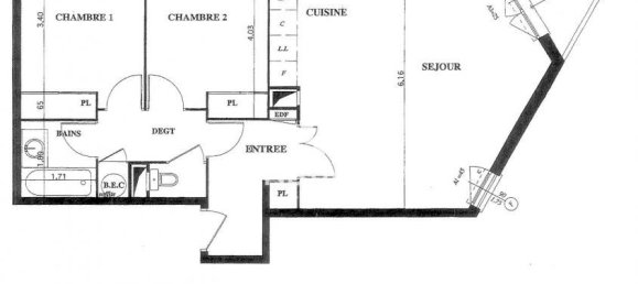 2 Schlafzimmer Wohnung in Alfortville, France, Nr. 147010 9