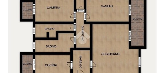 3 rooms Apartment in Monza, Italy No. 22312 25