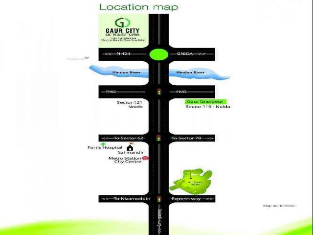 3 غرف نوم منزل في Noida, India رقم 62618