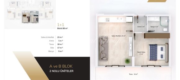 Apartment 1+1 in Marmaris, Turkey No. 28972 3