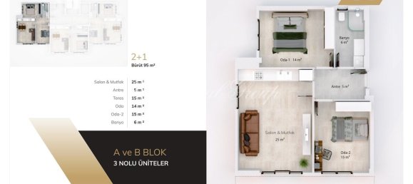 Apartment 1+1 in Marmaris, Turkey No. 28972 4