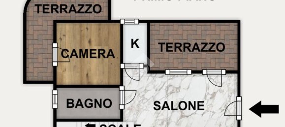 Apartamento de 3 divisões em Rome, Italy N.º 116226 2